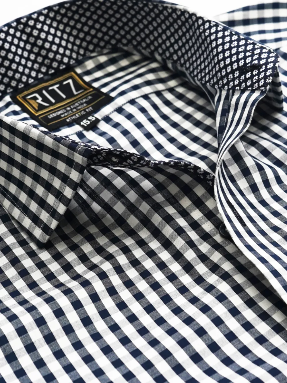 Non-Iron Pure Cotton Royal Check Shirt