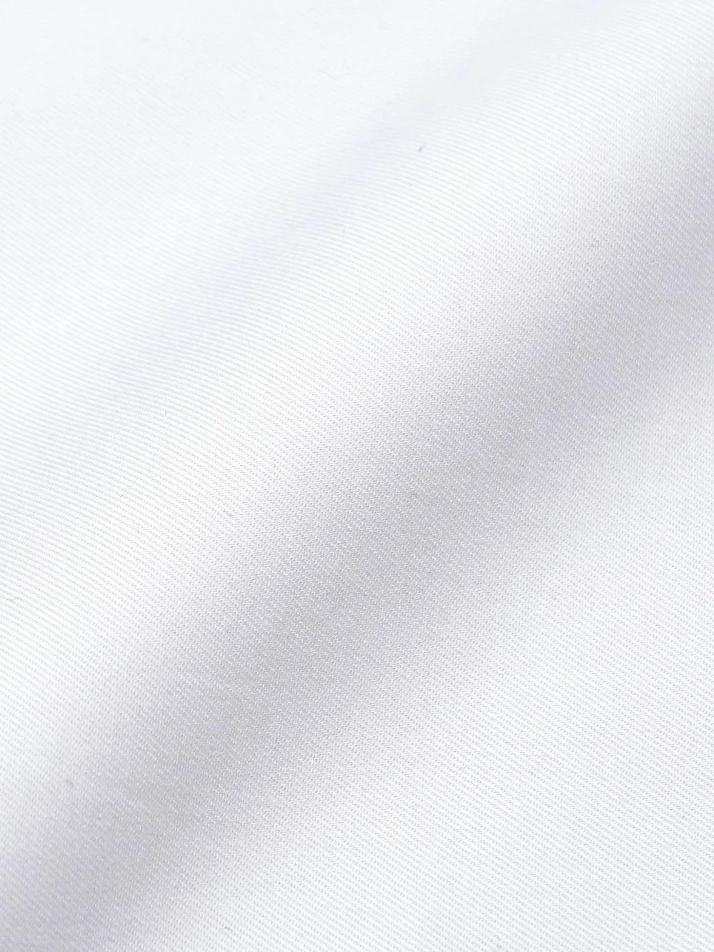 Non-Iron 100% Cotton White Shirt - Twill Weave - Image 6