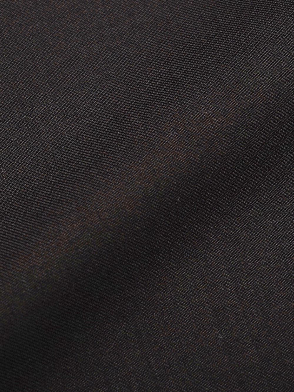 Luxury Viscose Trousers with Satin Weave - Black - Image 7