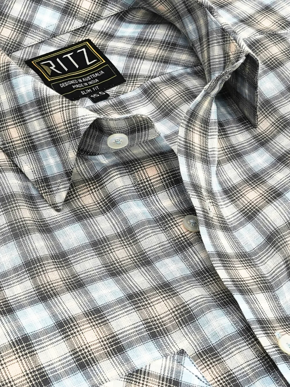 Pure Hemp Checked Shirt - Sustainable Fashion - Image 2