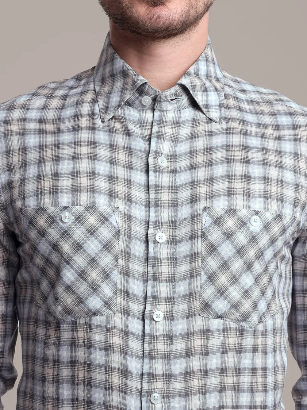 Pure Hemp Checked Shirt - Sustainable Fashion - Image 8