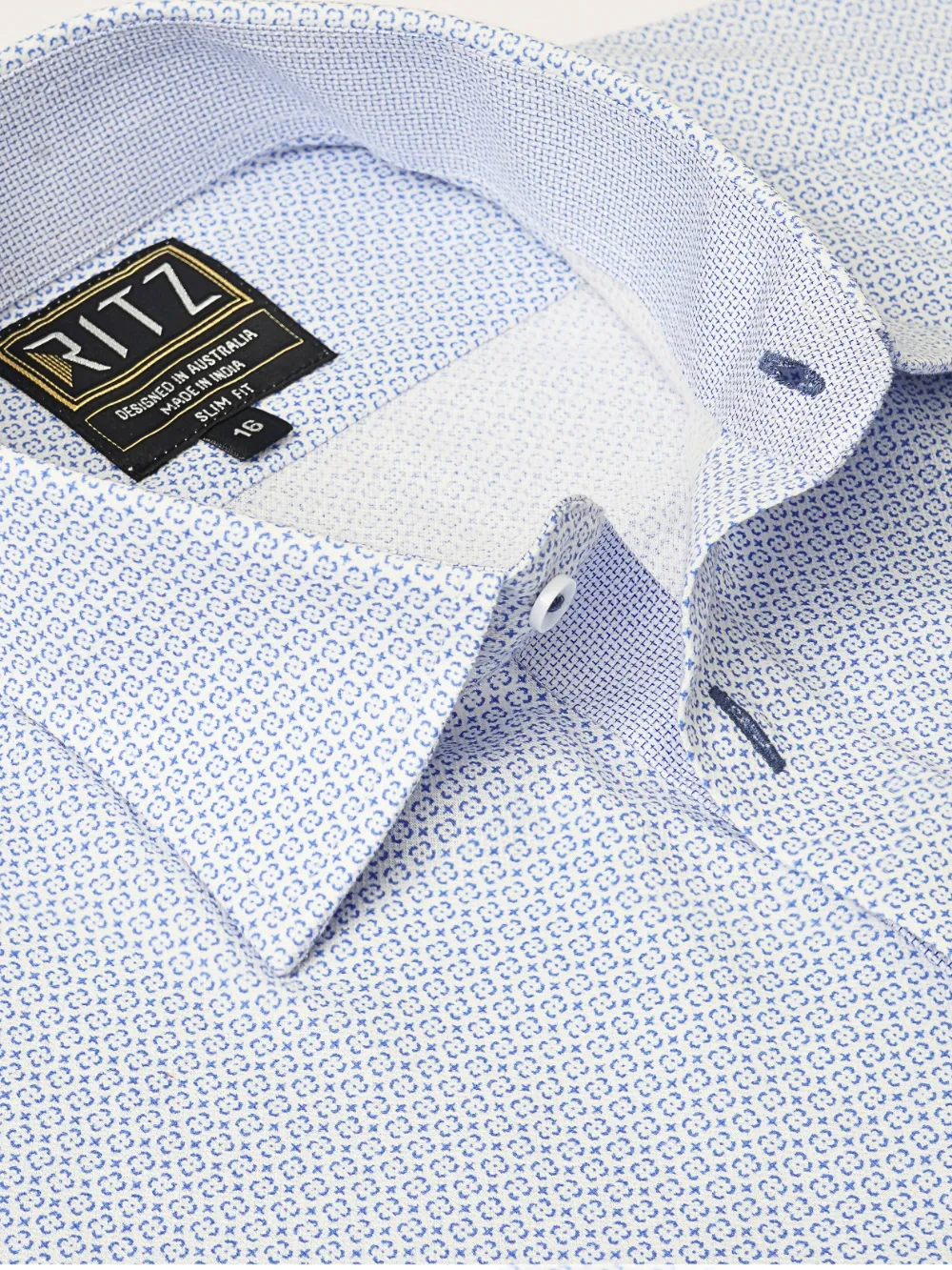 Non-Iron Cotton Stretch Frosty Dews Shirt