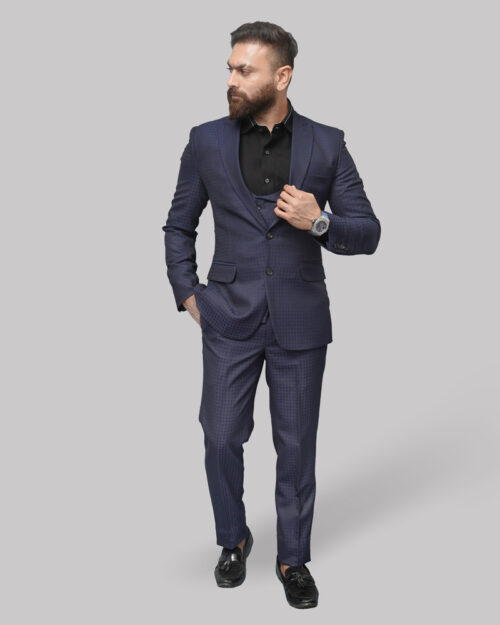 Luxury Premium Viscose Suit with plain weave ? Royal Blue