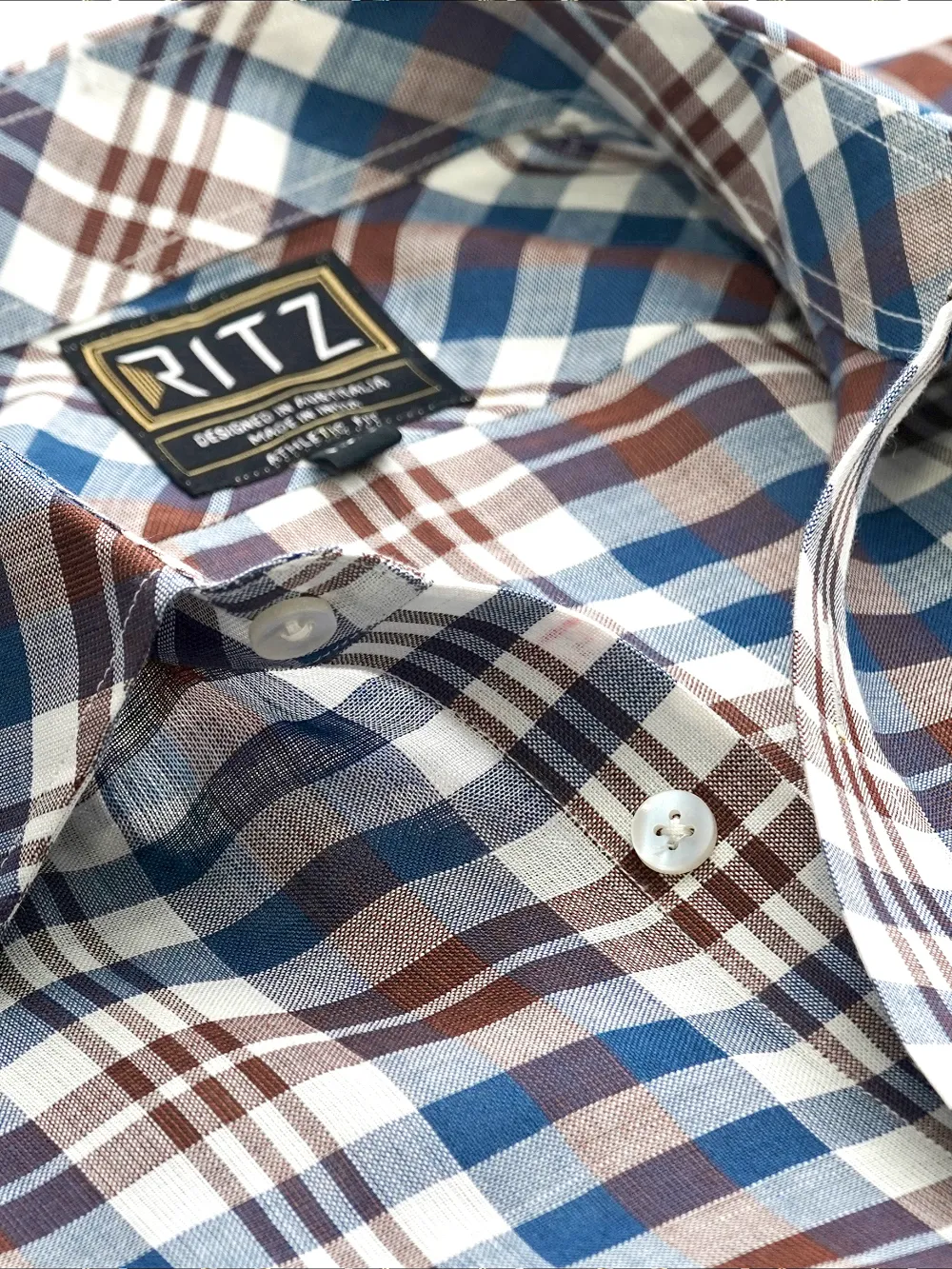 100% Hemp Yard Dyed Checked Shirt