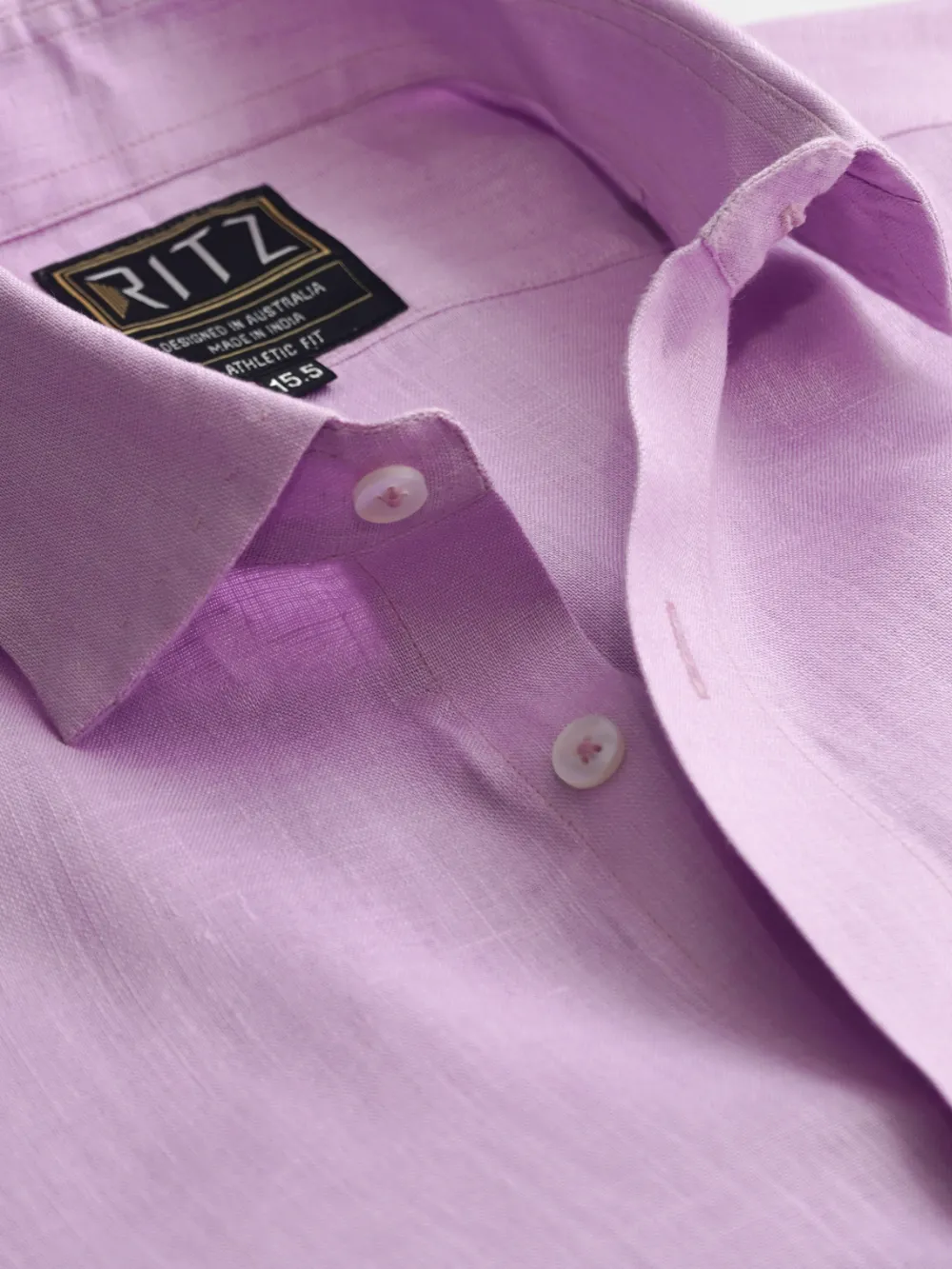 Pure Linen Joyful Pink Shirt
