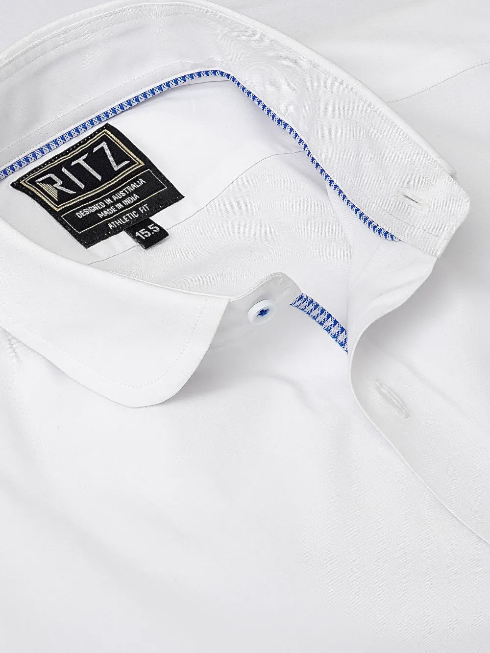 Non-Iron Stretch White Shirt with a Blend of Bamboo Fibre