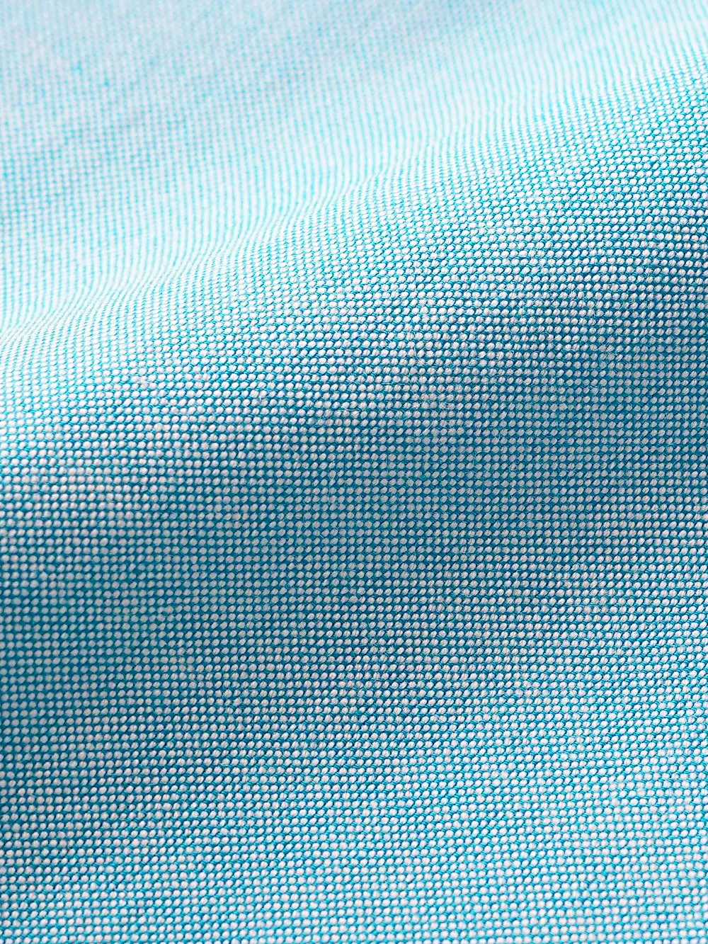 Oxford Button down Collar Shirt - Aquamarine - Image 6