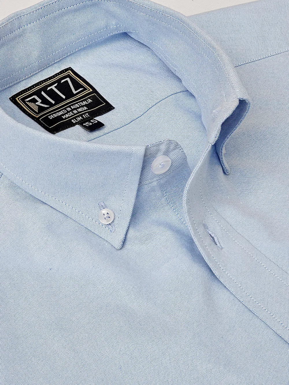 Oxford Button down Collar Shirt - Sky Blue