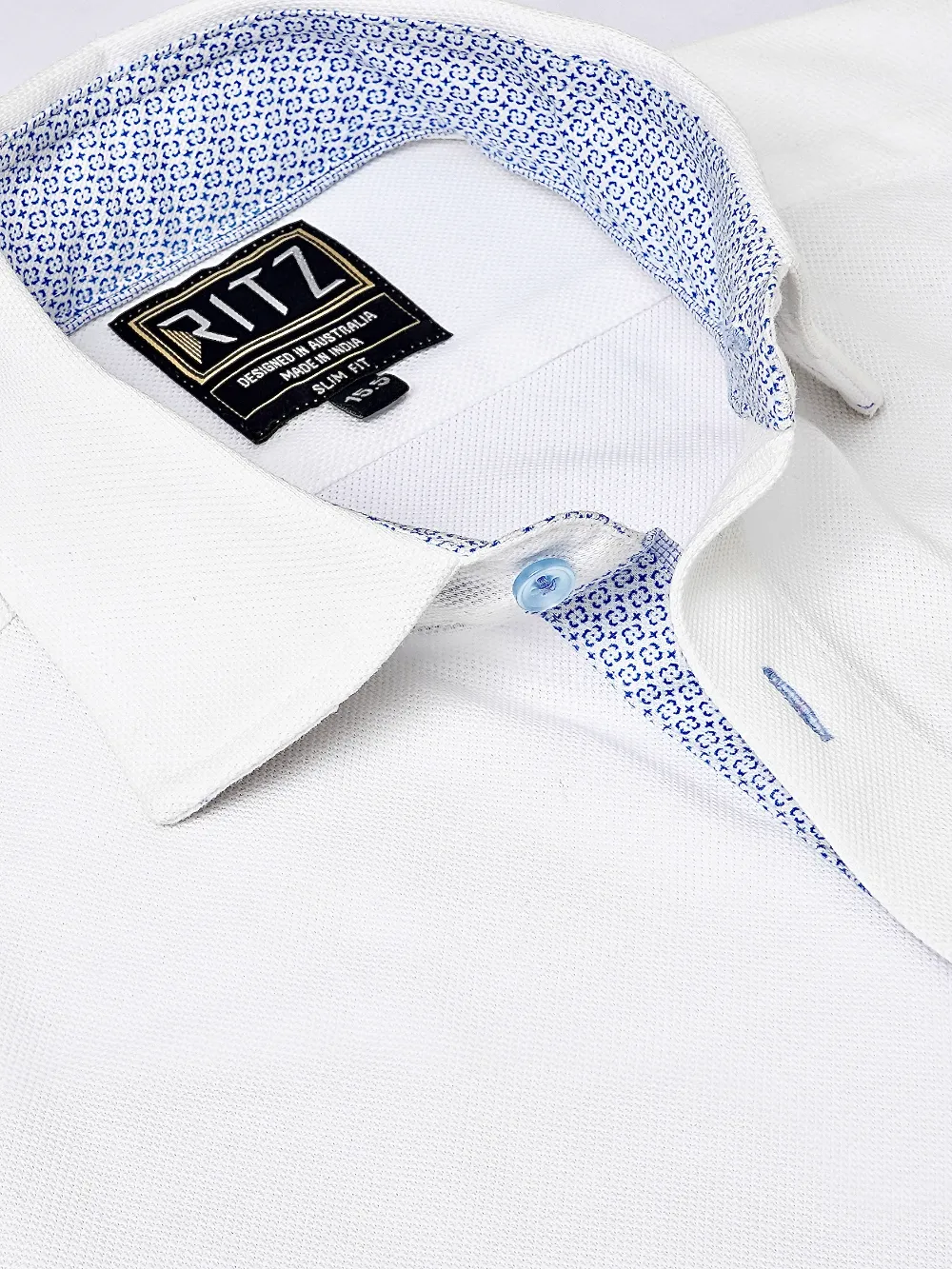 Non-Iron Stretch Swiss Winter Shirt - Piqué Knit Weave