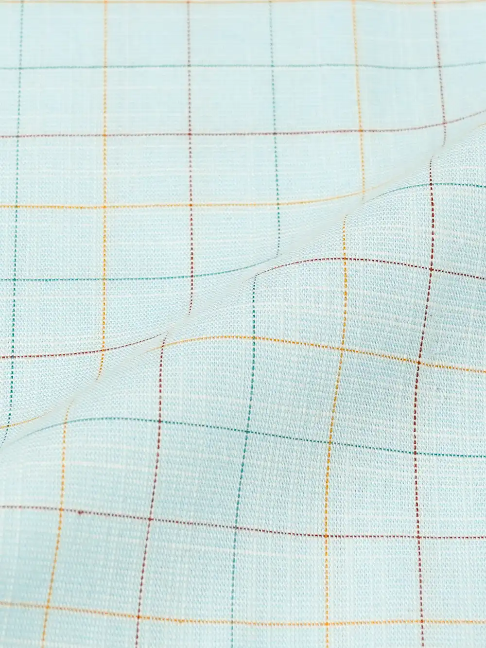Pure Cotton Multi Color Grid Aquatic Shirt - Image 11