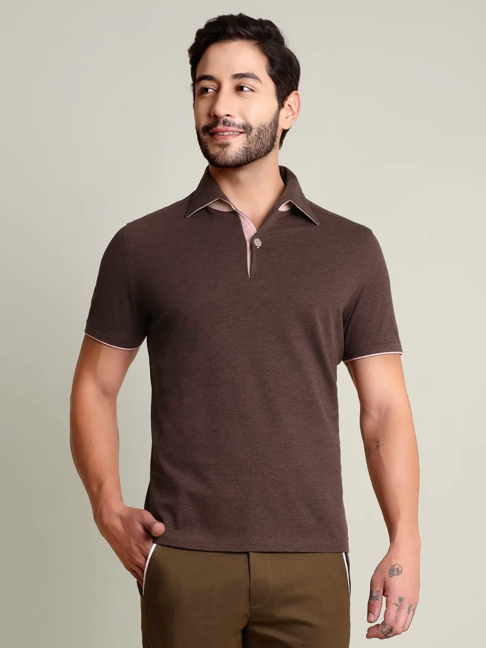 Ritz Exclusive: Chestoria One-Piece Collar Smart Polo Shirt