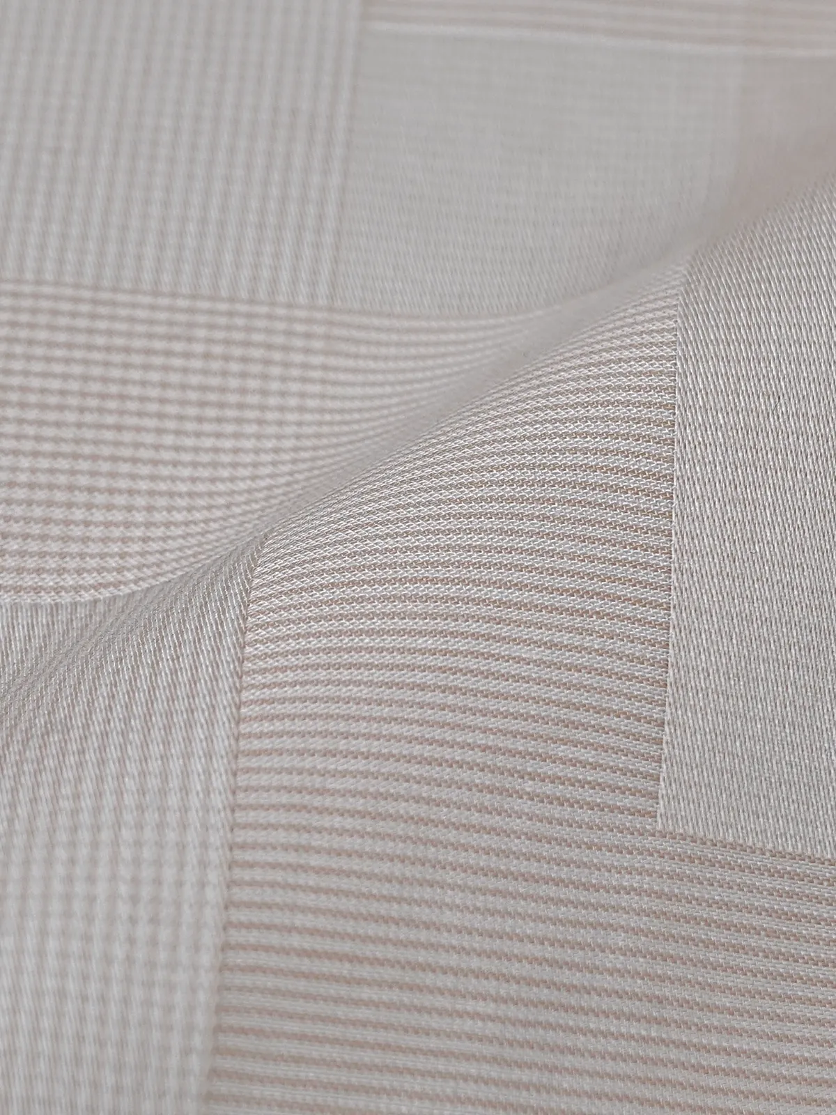 Brushed Gold Pure Cotton Shirt with Unique Self Pattern