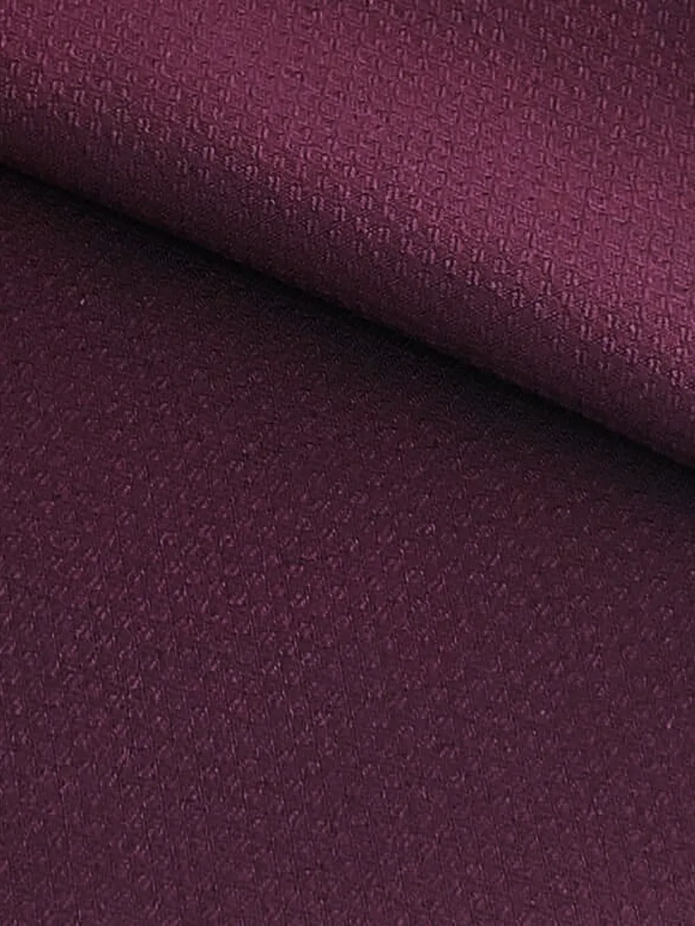 Burgundy Textured Tailored Trousers