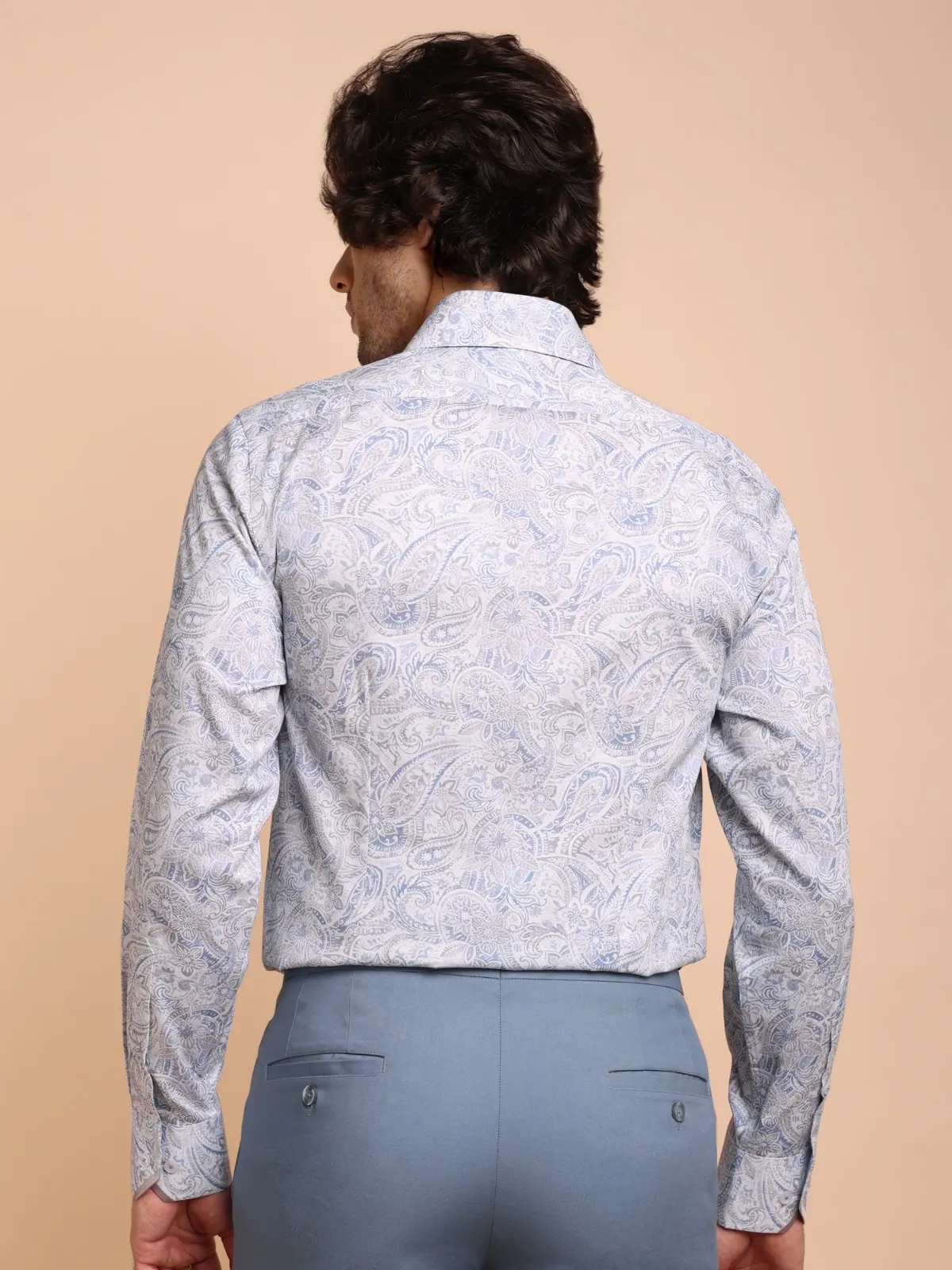 Classic Paisley - Bock Print Style Kashmir Shirt
