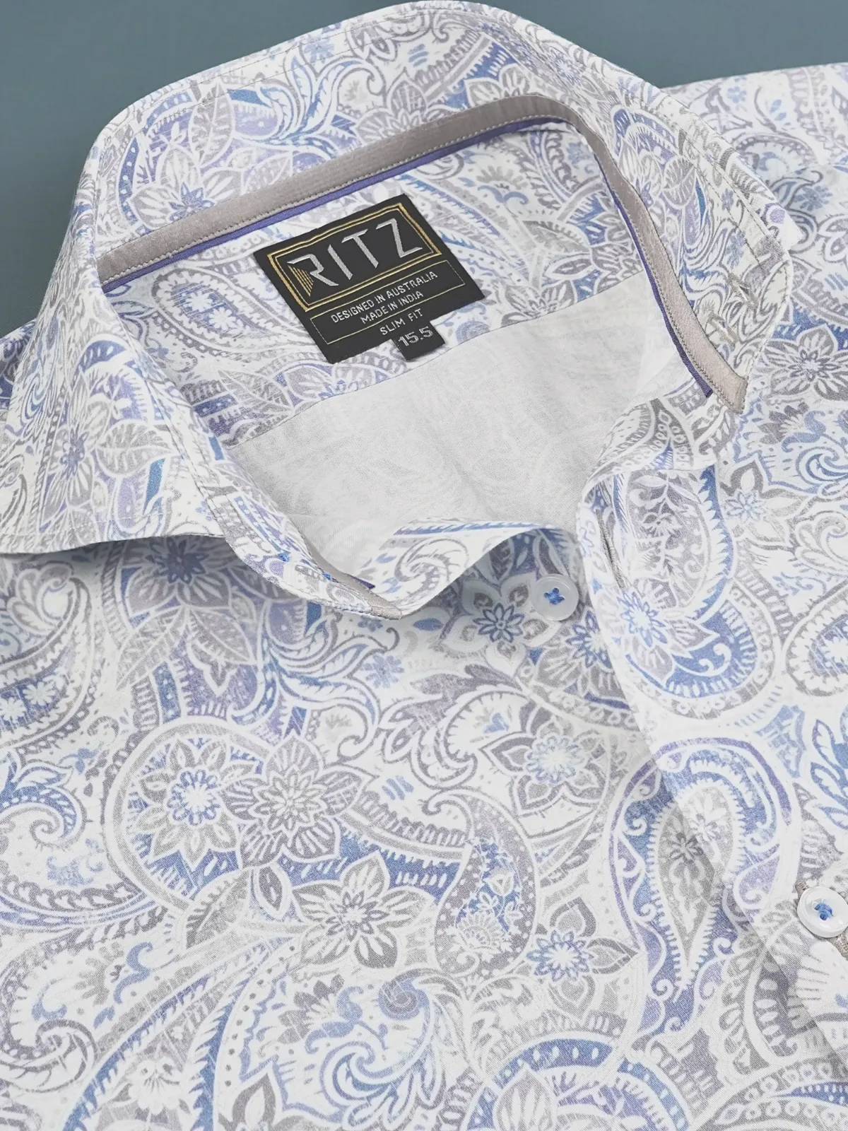Classic Paisley - Bock Print Style Kashmir Shirt