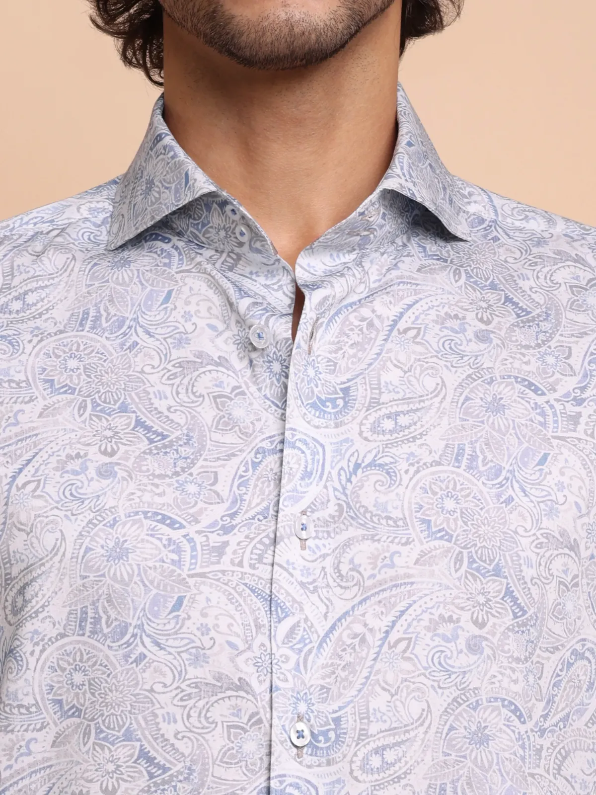 Classic Paisley - Bock Print Style Kashmir Shirt