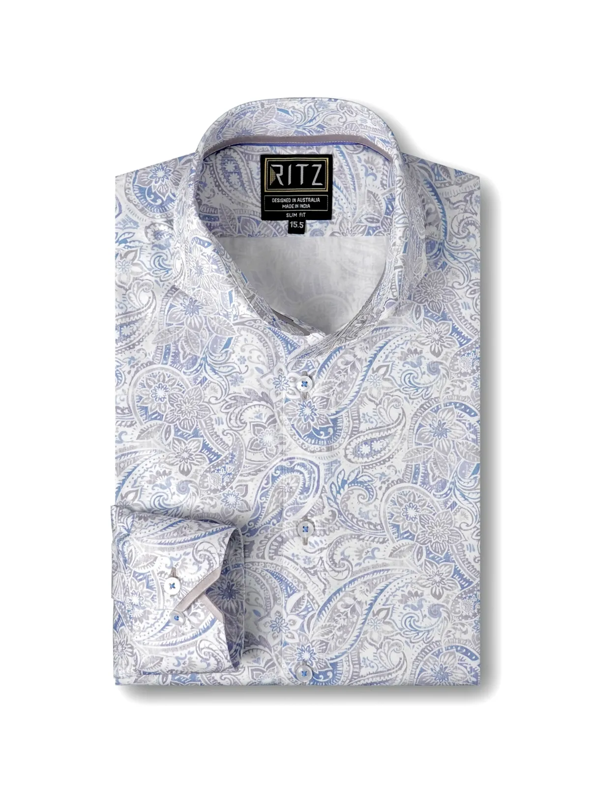 Classic Paisley - Bock Print Style Kashmir Shirt