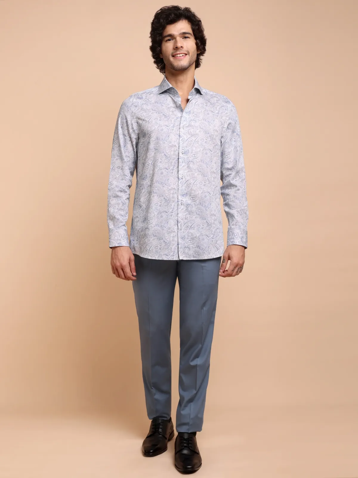Classic Paisley - Bock Print Style Kashmir Shirt