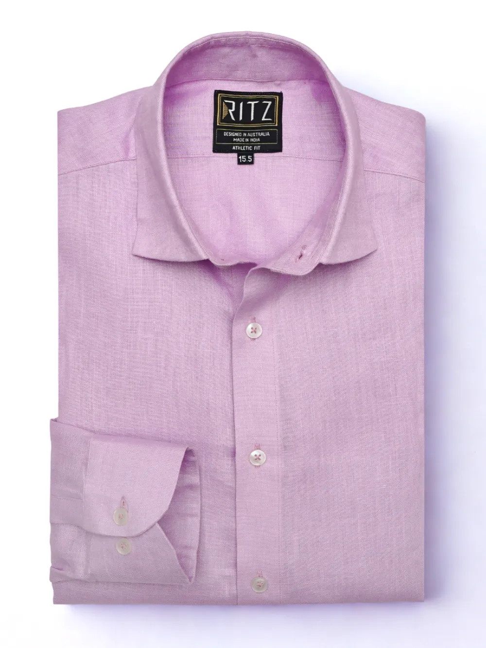 Pure Linen Joyful Pink Shirt