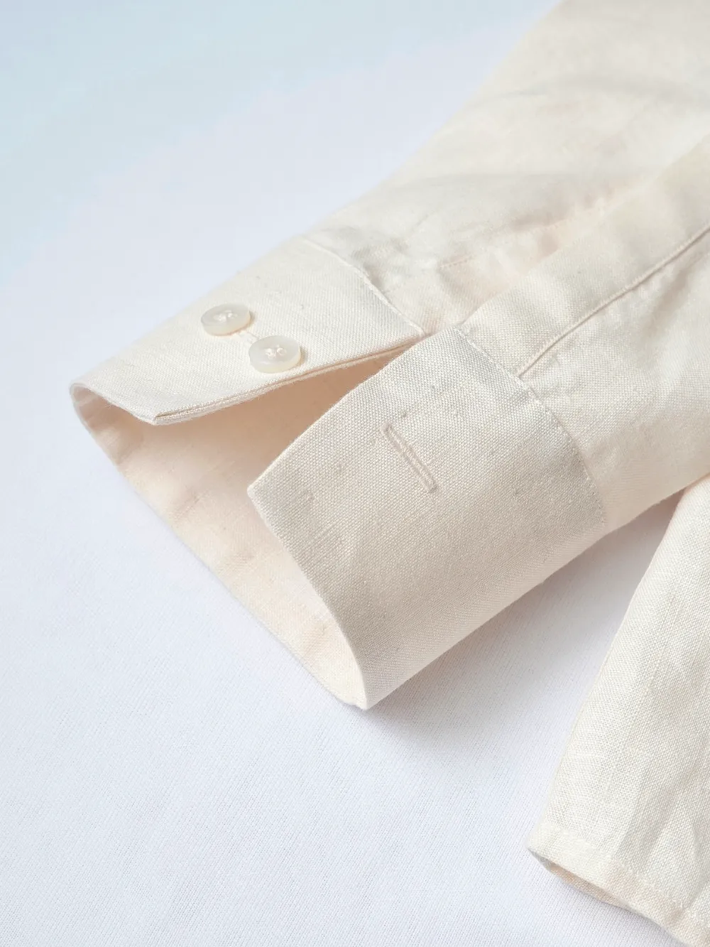 Pure Linen Shirt - Light Fawn