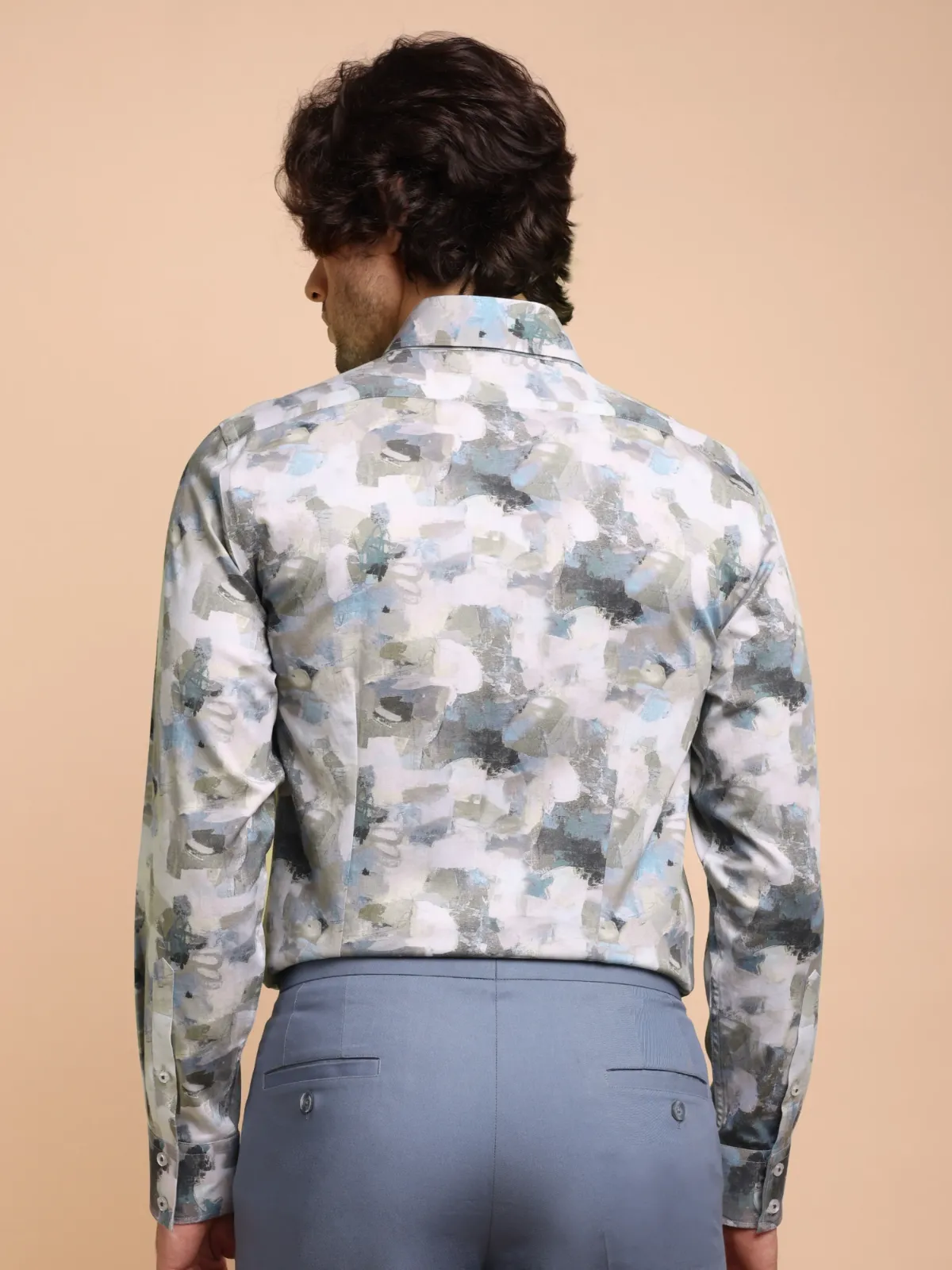Lost In Forest Pure Cotton Print Shirt