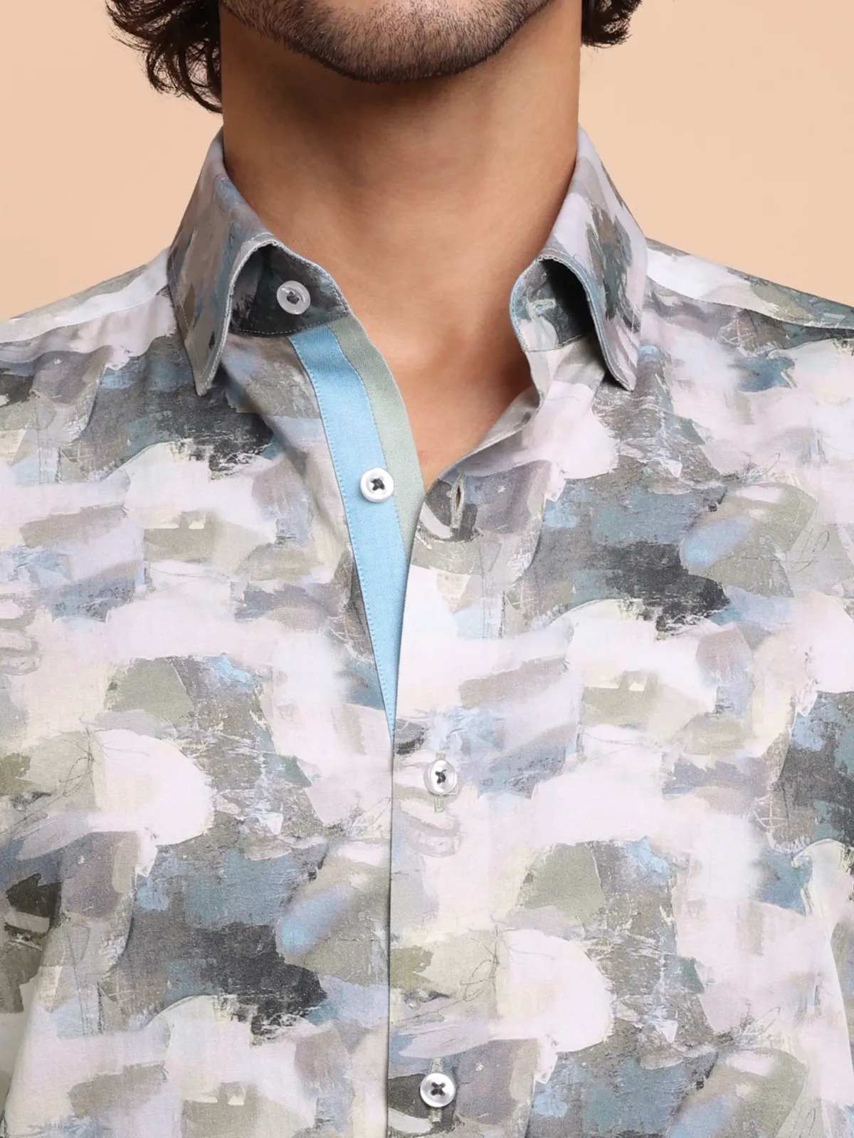 Lost In Forest Pure Cotton Print Shirt