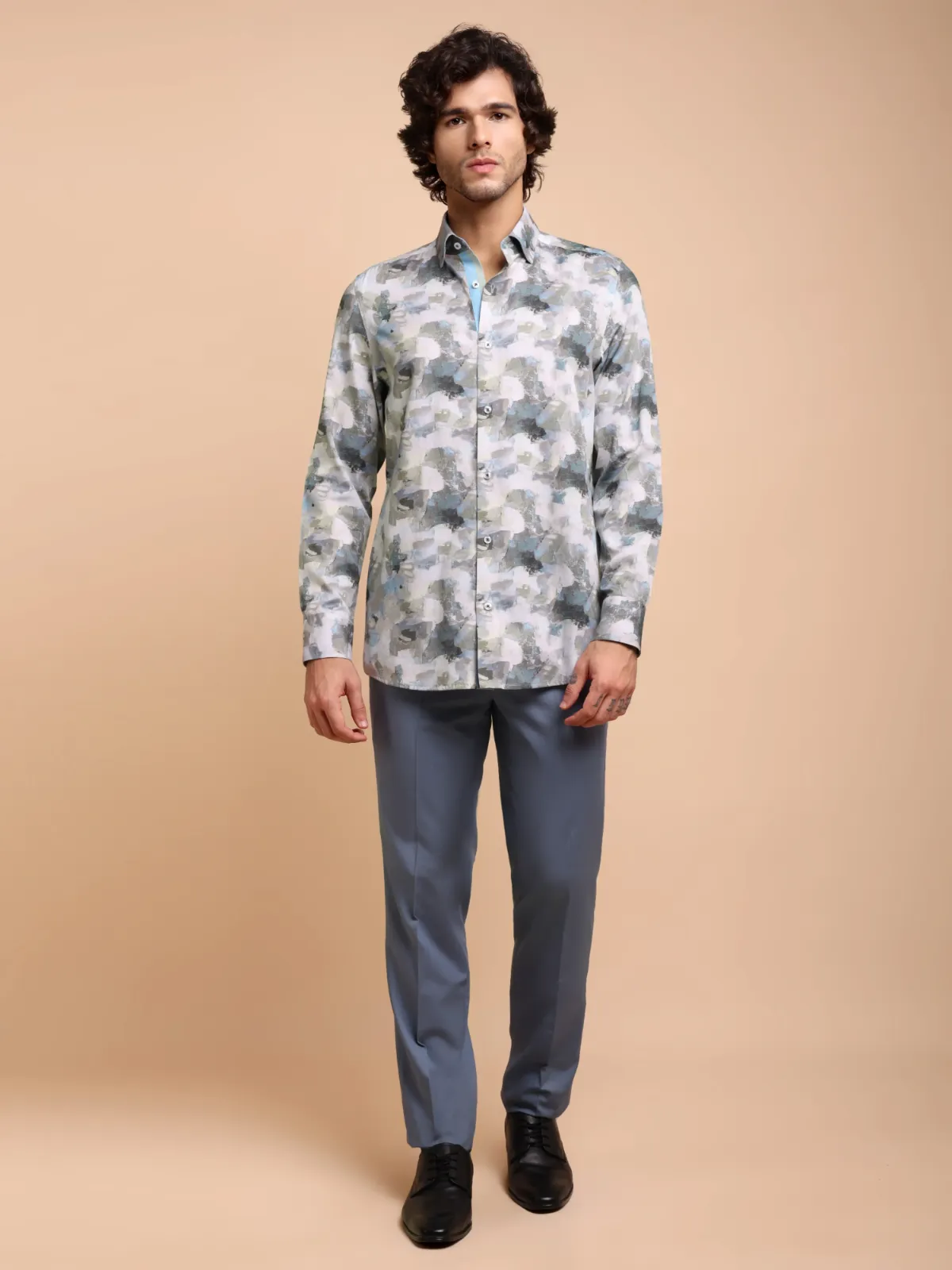 Lost In Forest Pure Cotton Print Shirt