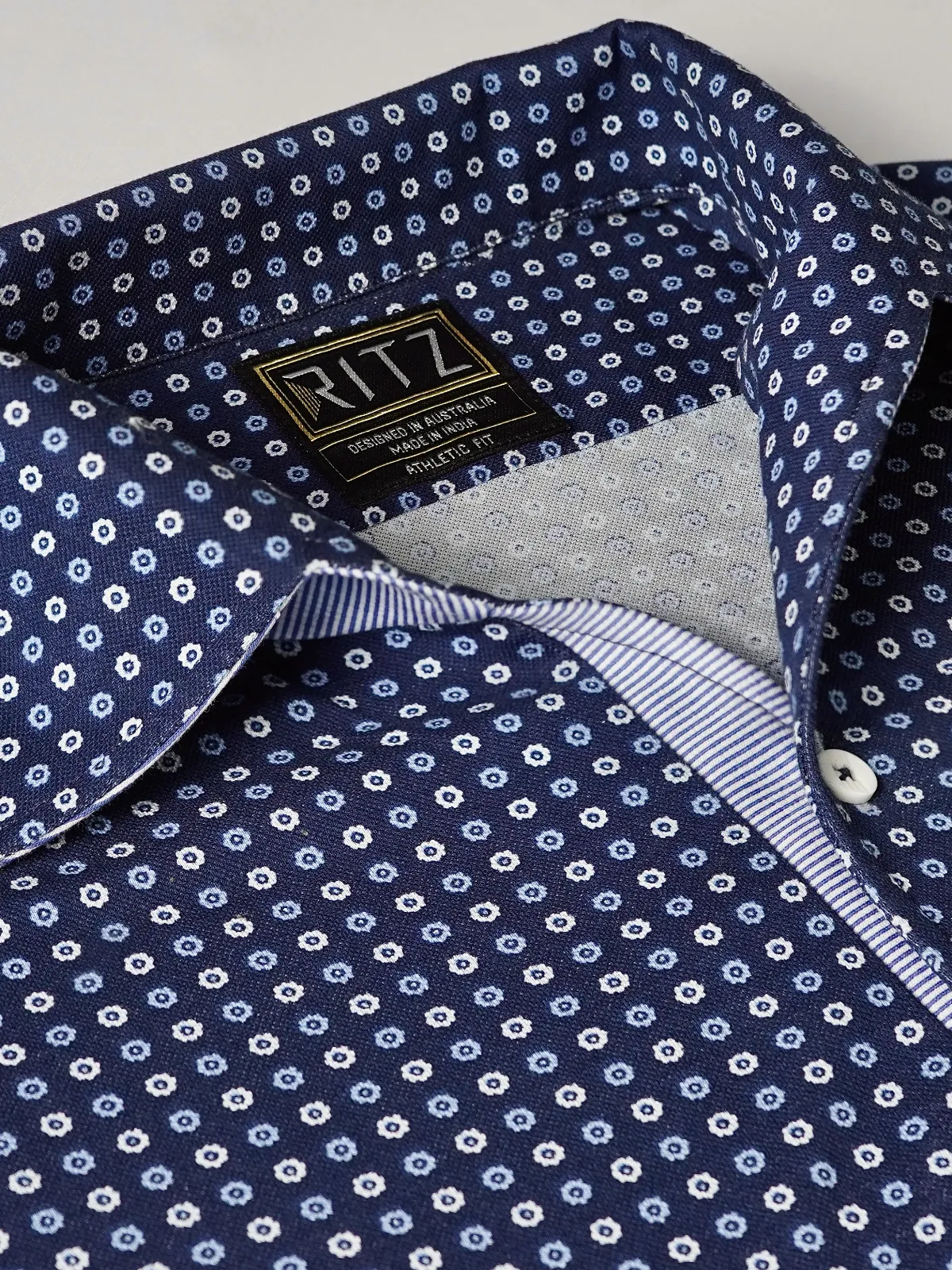 Ritz Exclusive: Nocturne Flora One-Piece Collar Smart Polo