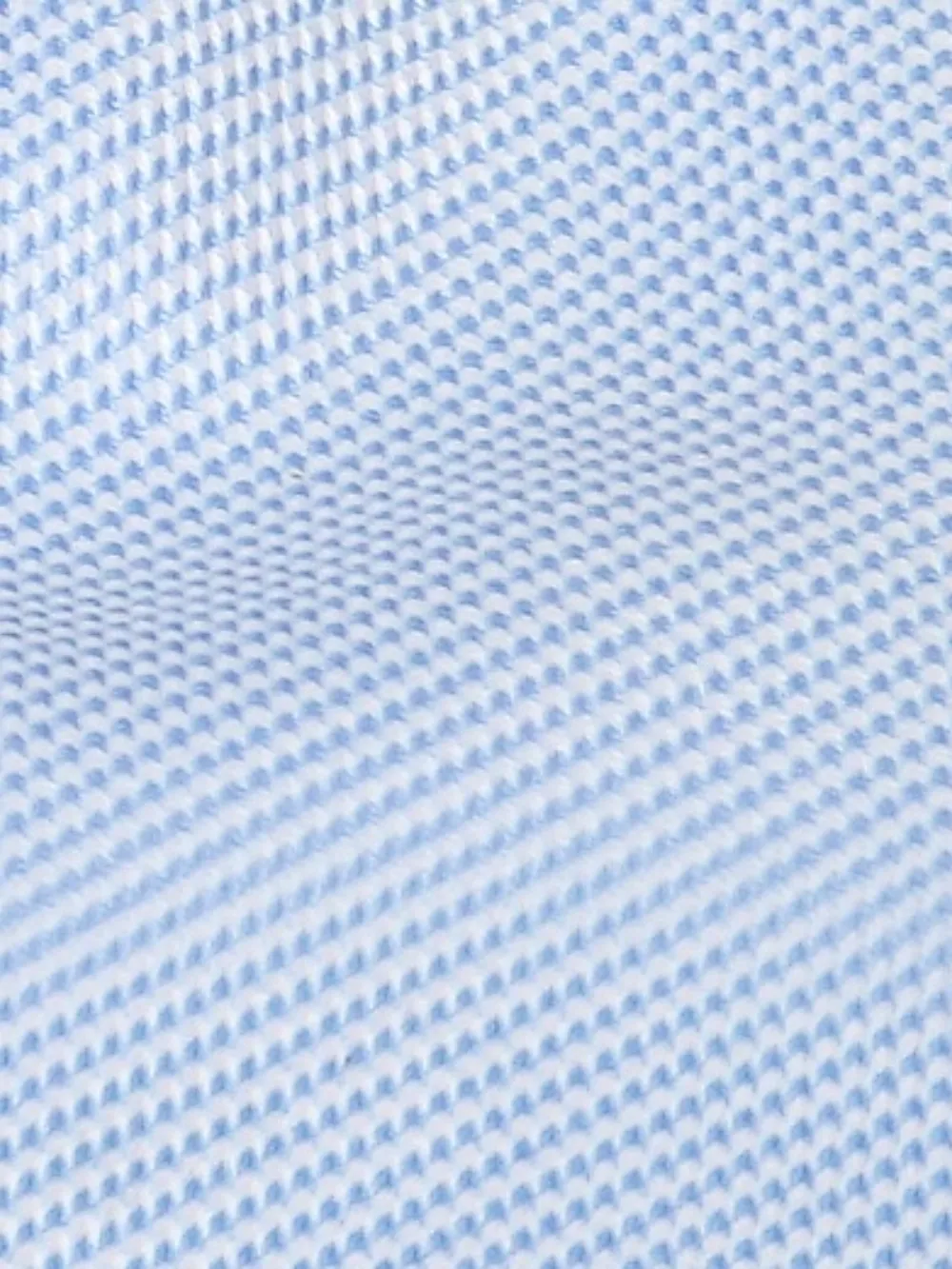 Non-Iron 100% Cotton Light Blue Shirt - Hound's Tooth
