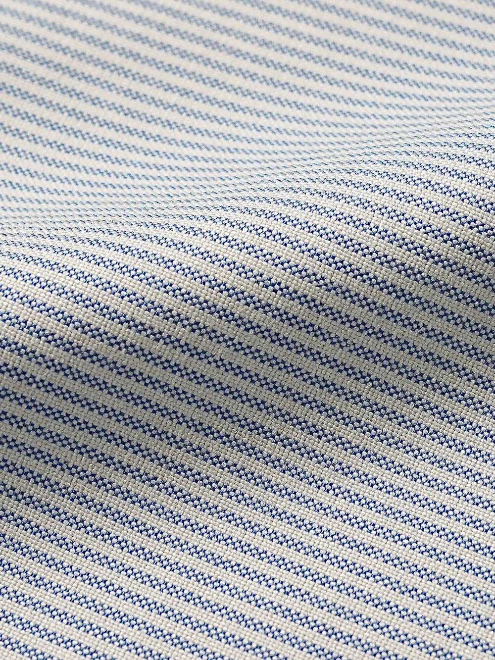 Oxford Button down Collar Shirt-Blue Pin Stripes