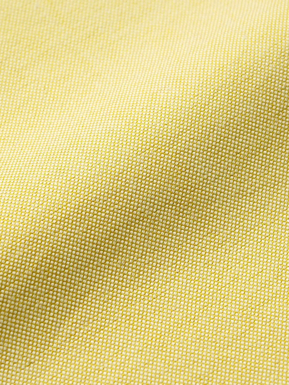 Oxford Button Down Collar Shirt - Pastel yellow