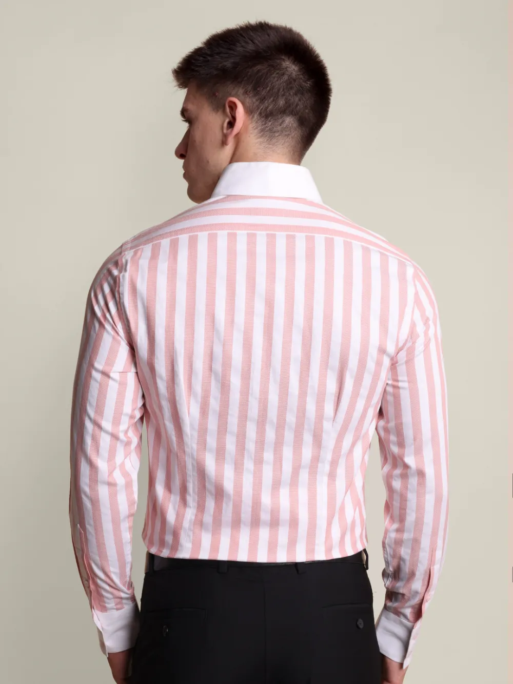 Pure Cotton Bold Striped Winchester Non-Iron Shirt