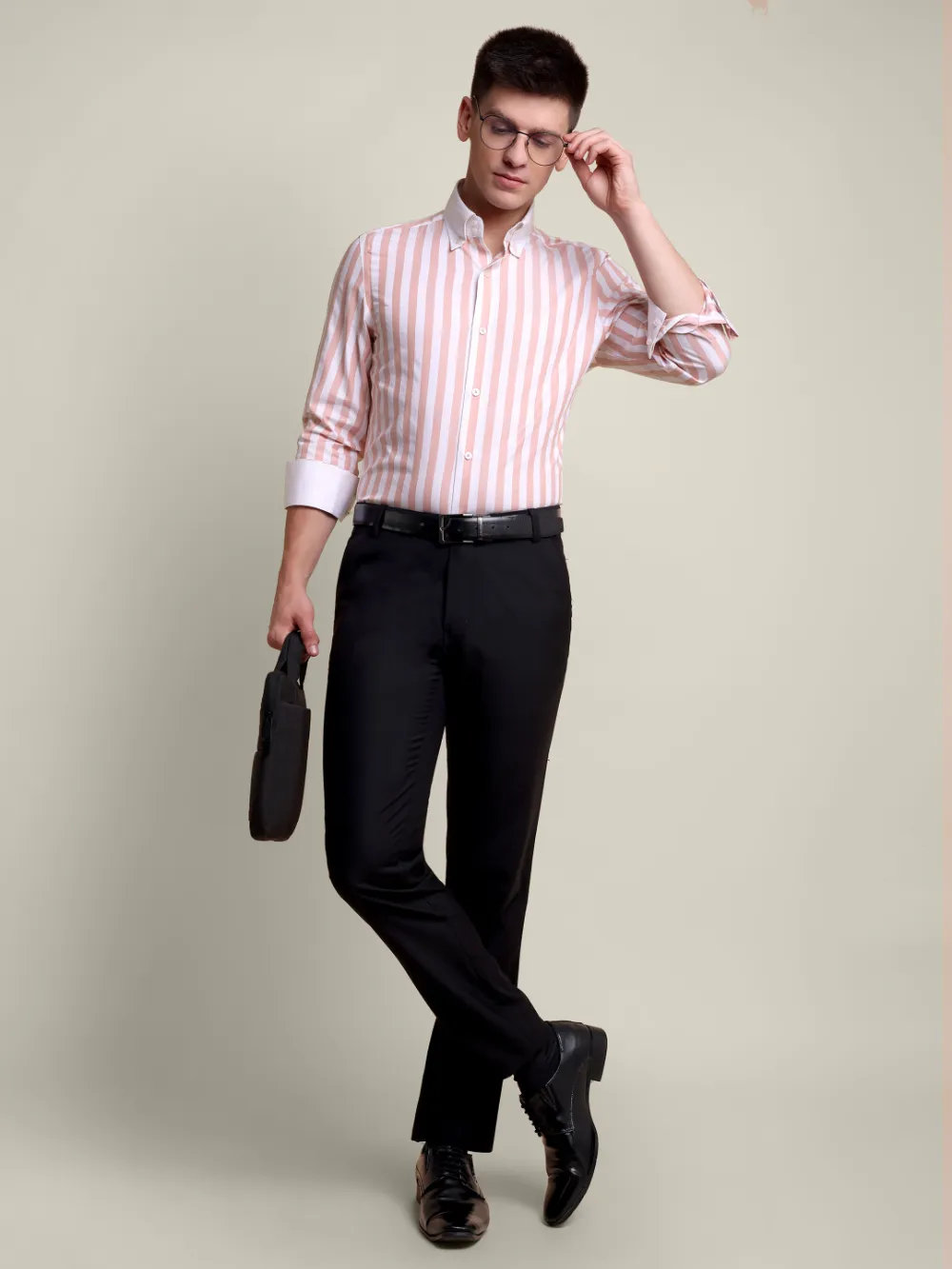Pure Cotton Bold Striped Winchester Non-Iron Shirt