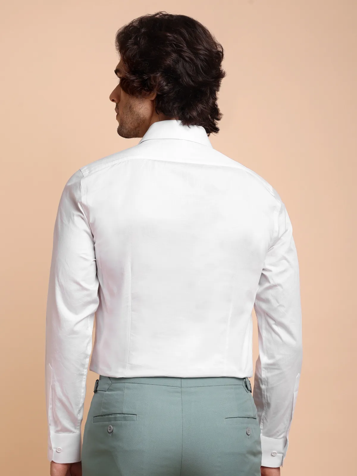 Premium Pure Cotton Twill Weave Shirt for Timeless Sophistication