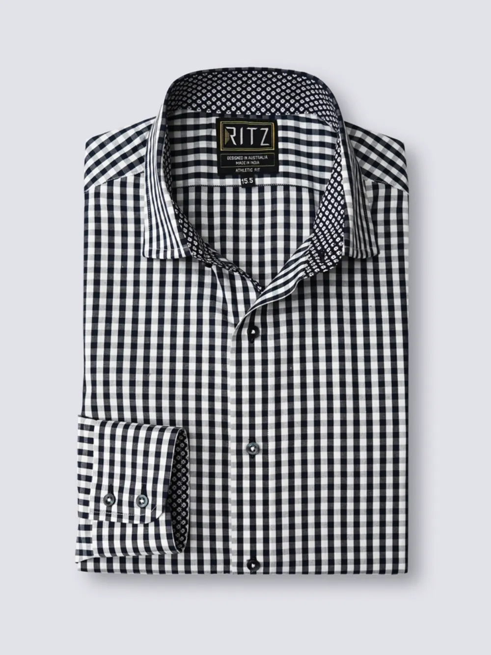 Non-Iron Pure Cotton Royal Check Shirt