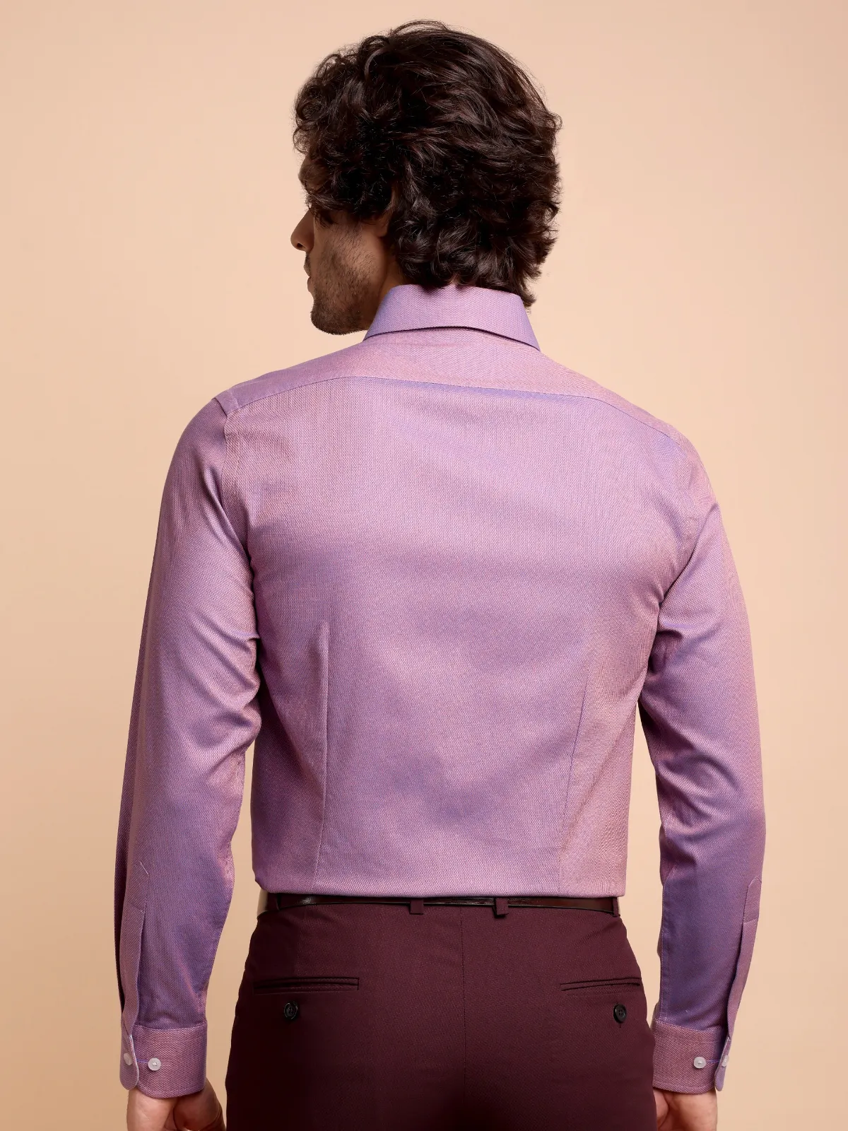 Pure Cotton Non Iron Mulberry Shirt - Dobby Weave