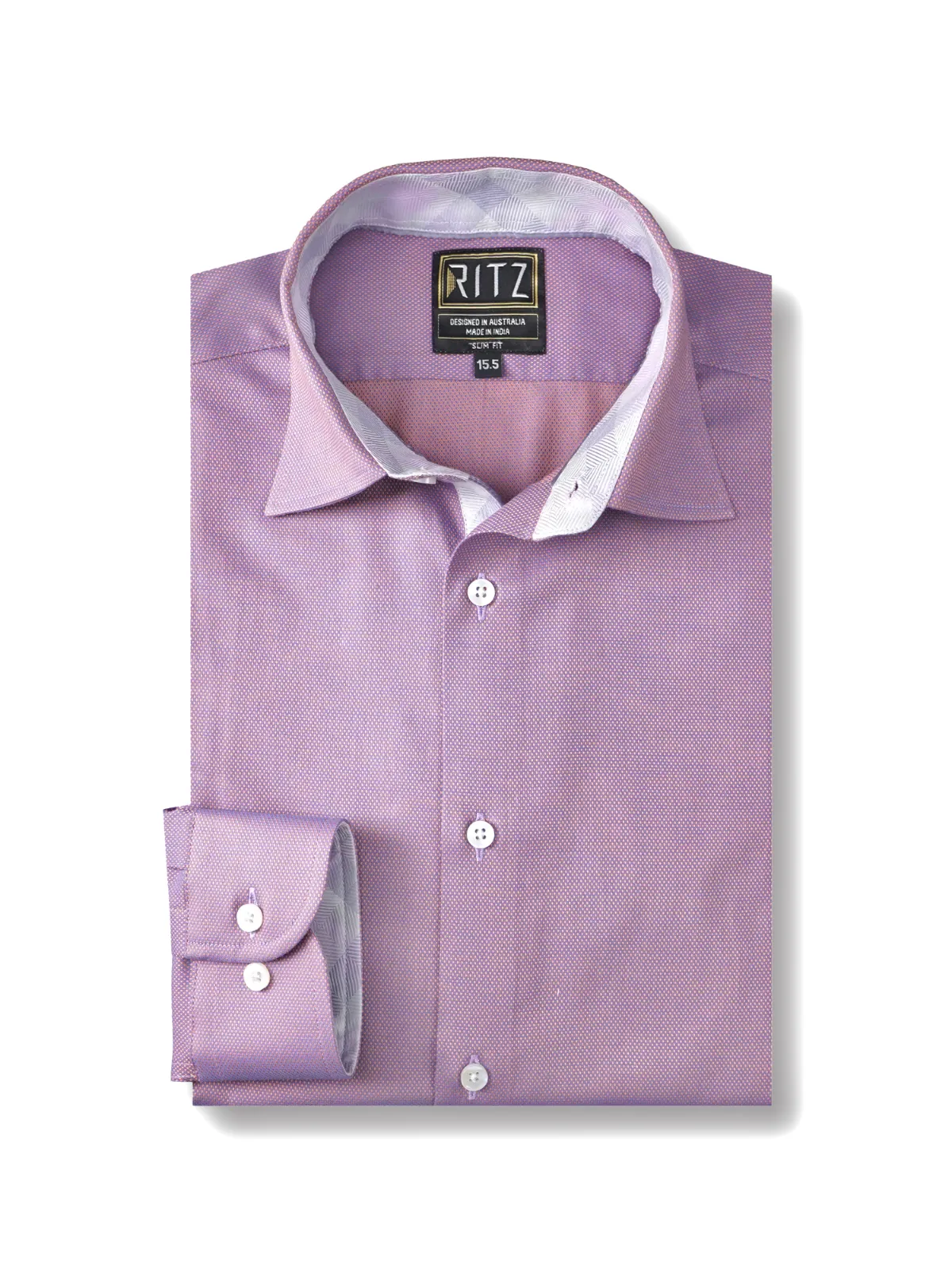 Pure Cotton Non Iron Mulberry Shirt - Dobby Weave