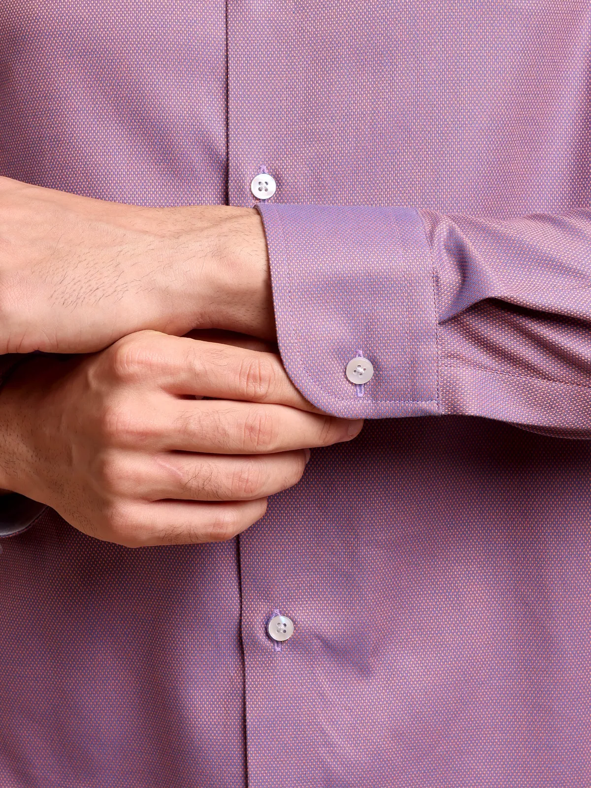 Pure Cotton Non Iron Mulberry Shirt - Dobby Weave