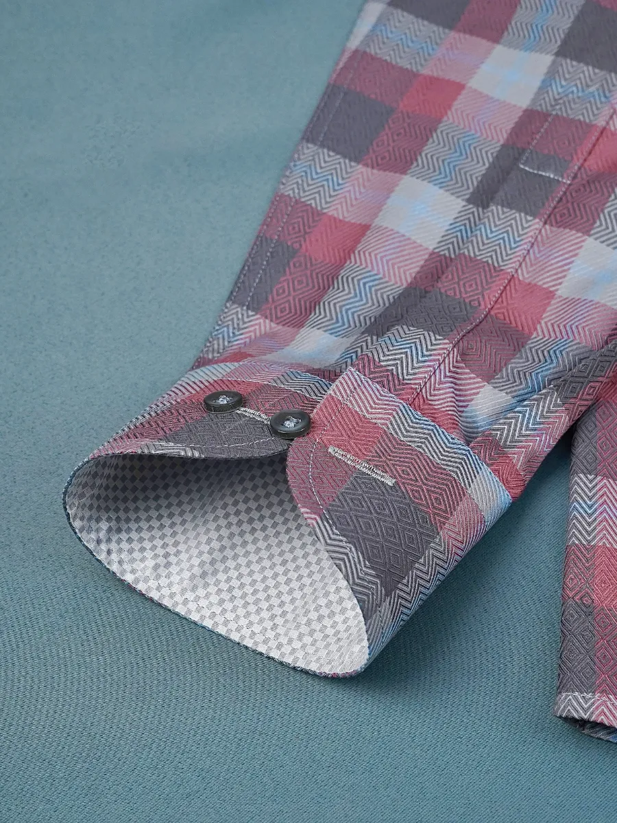 Pure Cotton Non Iron After Twilight Shirt - Herringbone weave