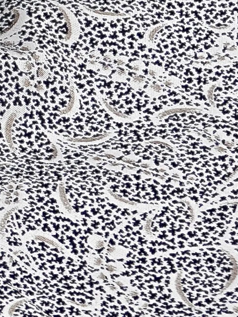 Pure Cotton Micro Abstract Print Shirt - Twill Weave