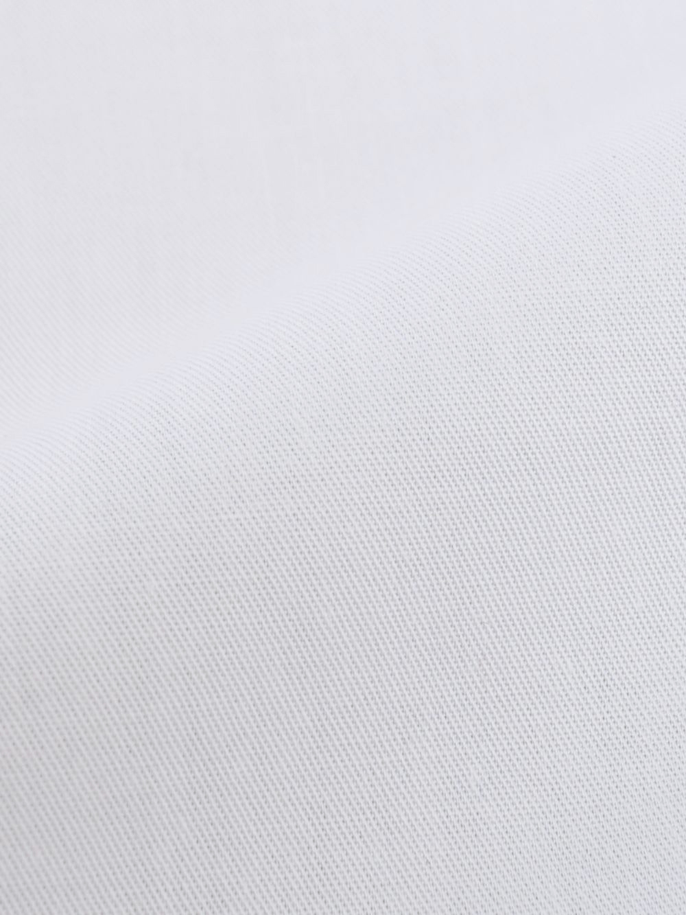 100% Cotton White Tuxedo Shirt - Twill Weave