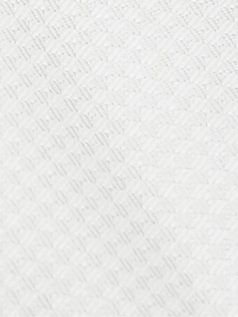 Non-Iron 100% Cotton White Shirt - Jacquard Weave