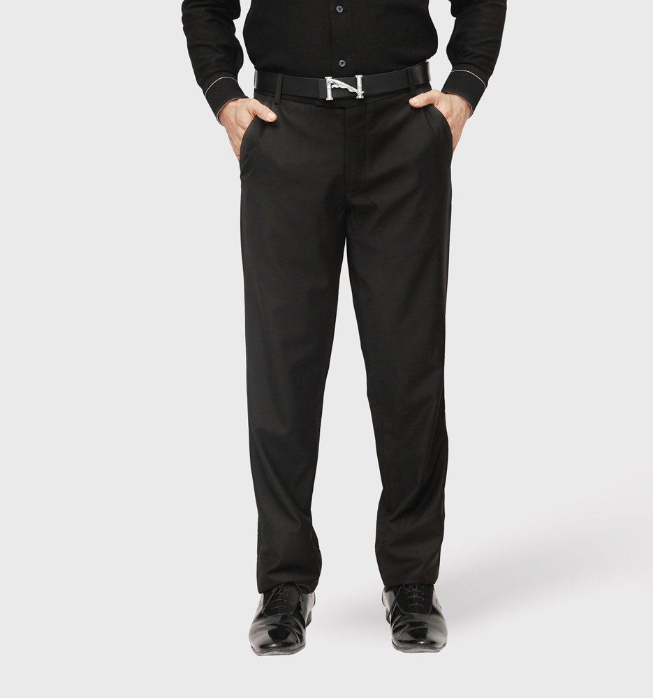 Luxury Viscose-Polyester Blend Suit with Unique Modern Print ? Royal Blue and Black
