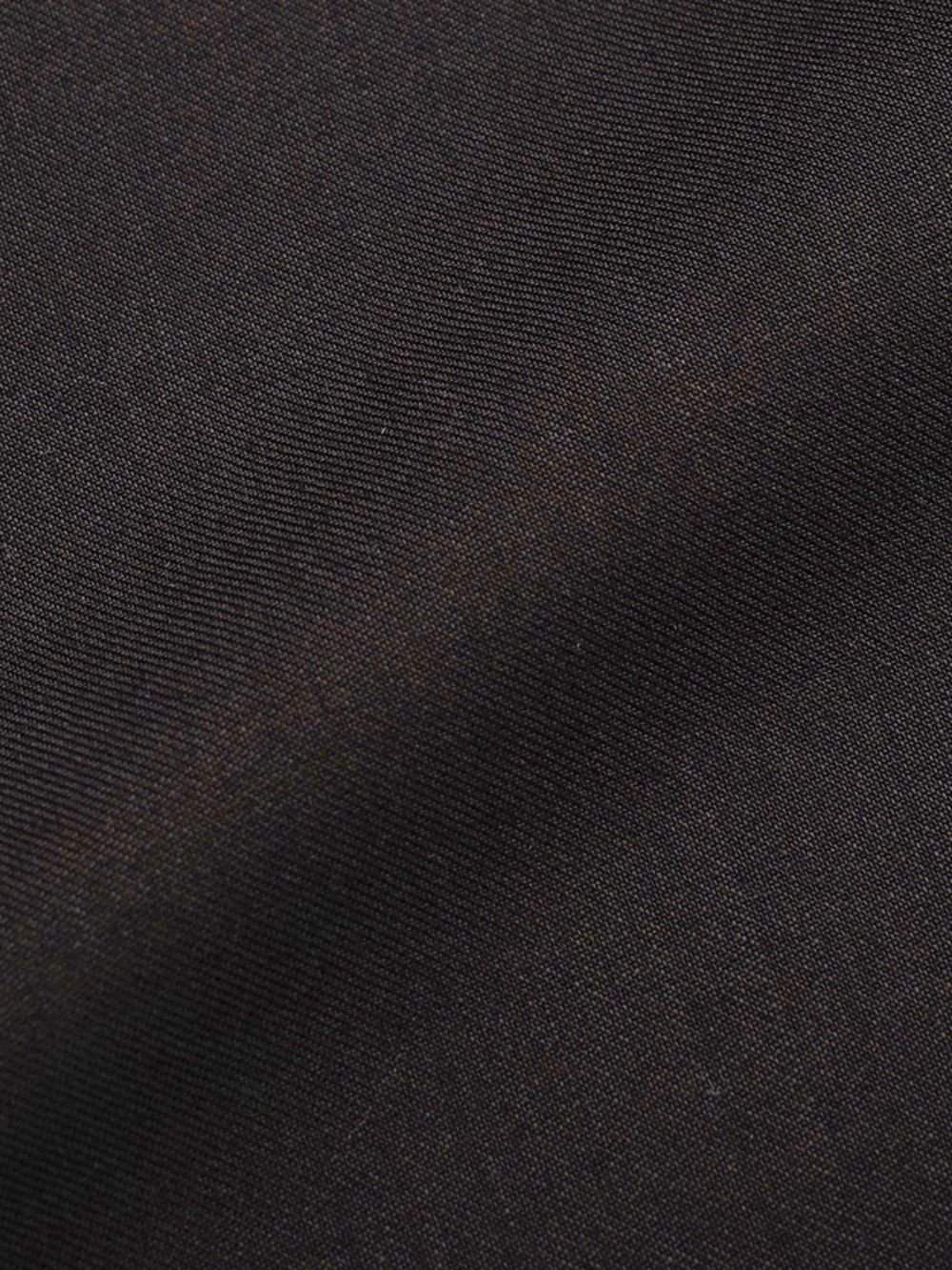 Luxury Viscose Trousers with Satin Weave -  Black