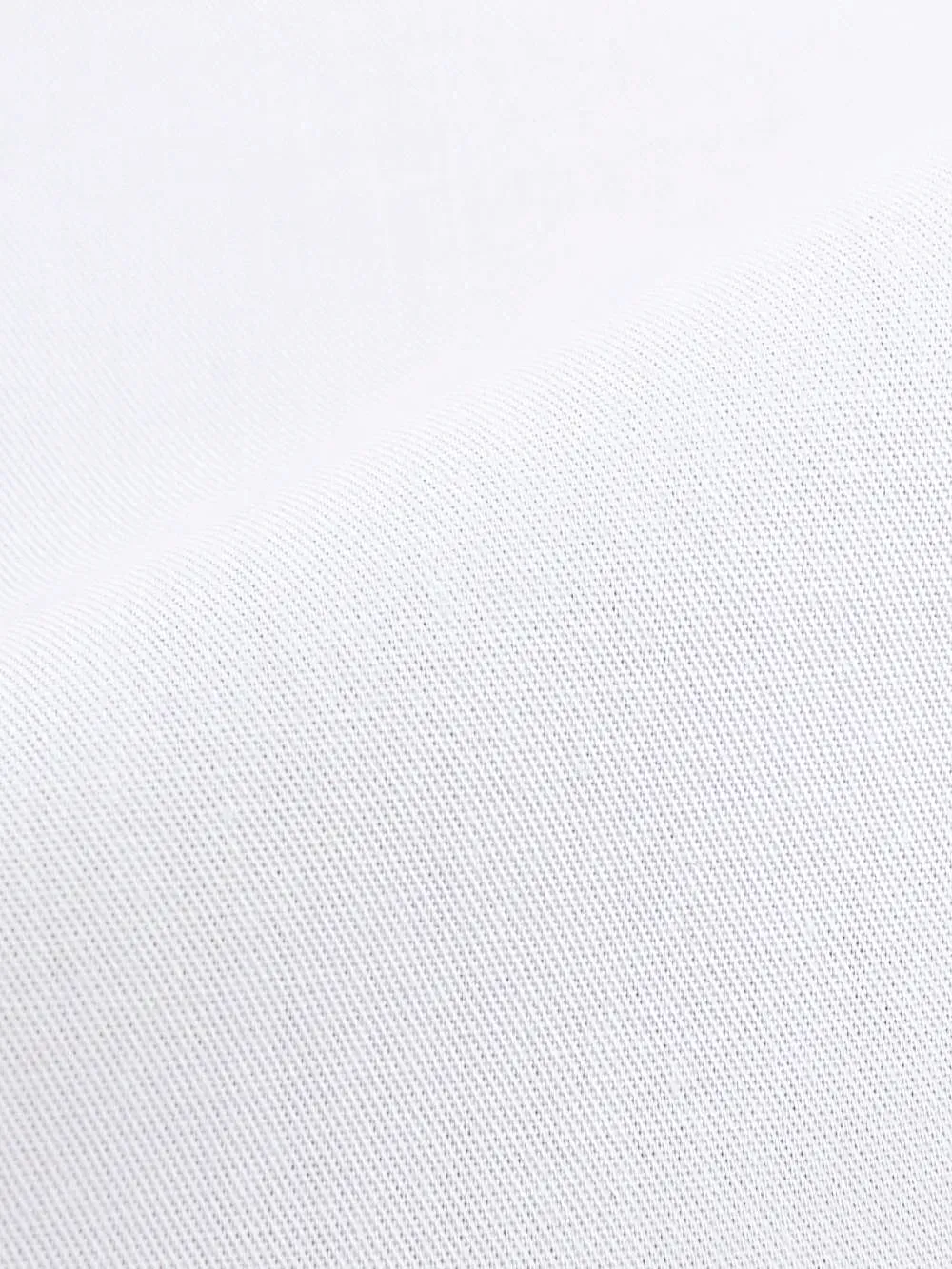 White Shirt with Satin Fabric Blend - Butterflies