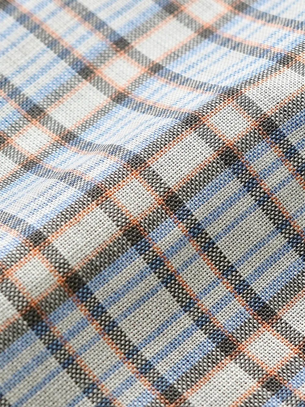 Pure Hemp Yard Dyed SpringDawn Grid Shirt