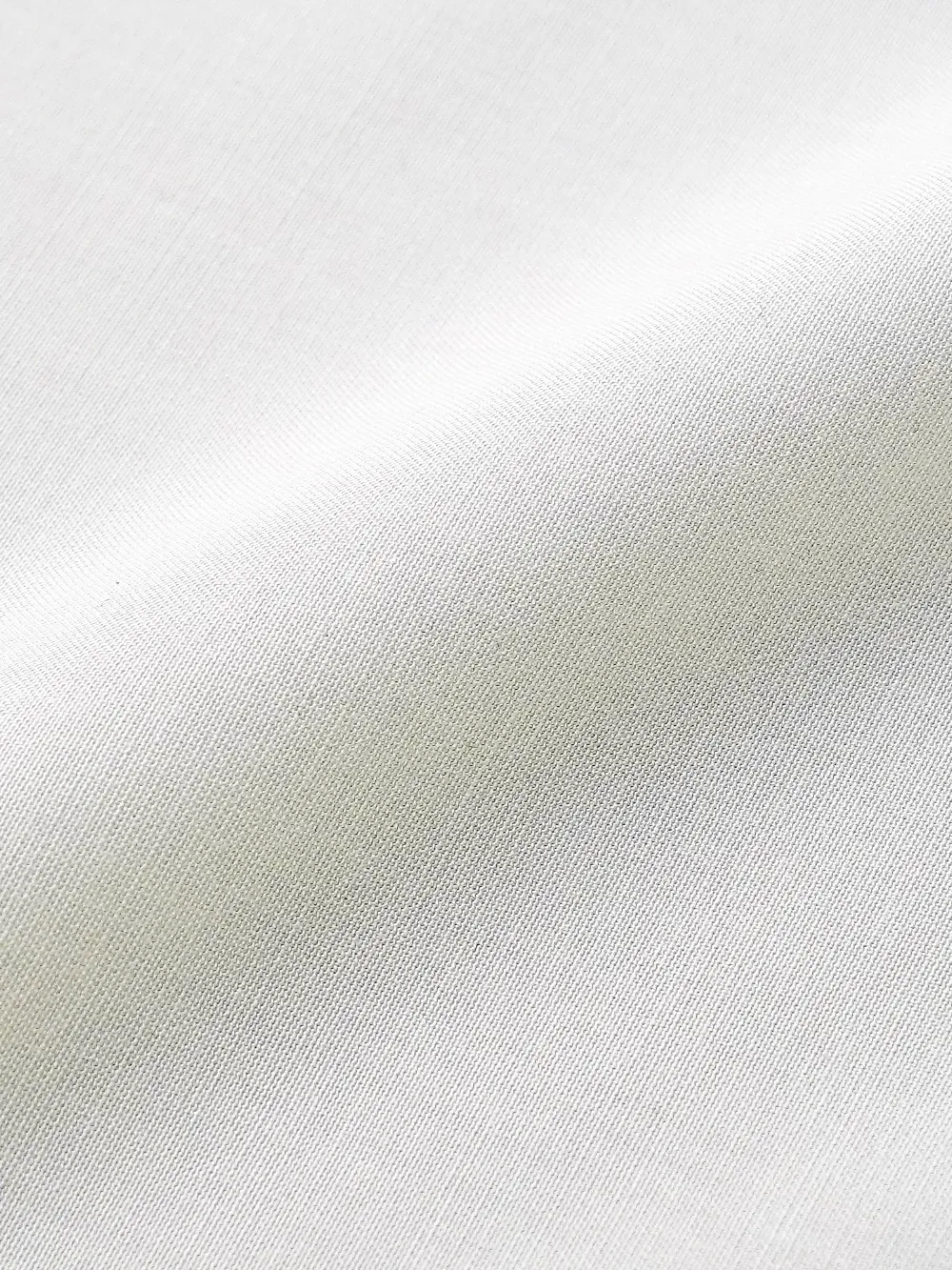 Sustainable - 100% Hemp Plain White Shirt Black Out-stitch