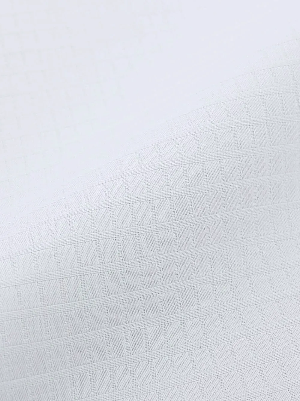 White Shirt with Signature Satin Accent - Birds