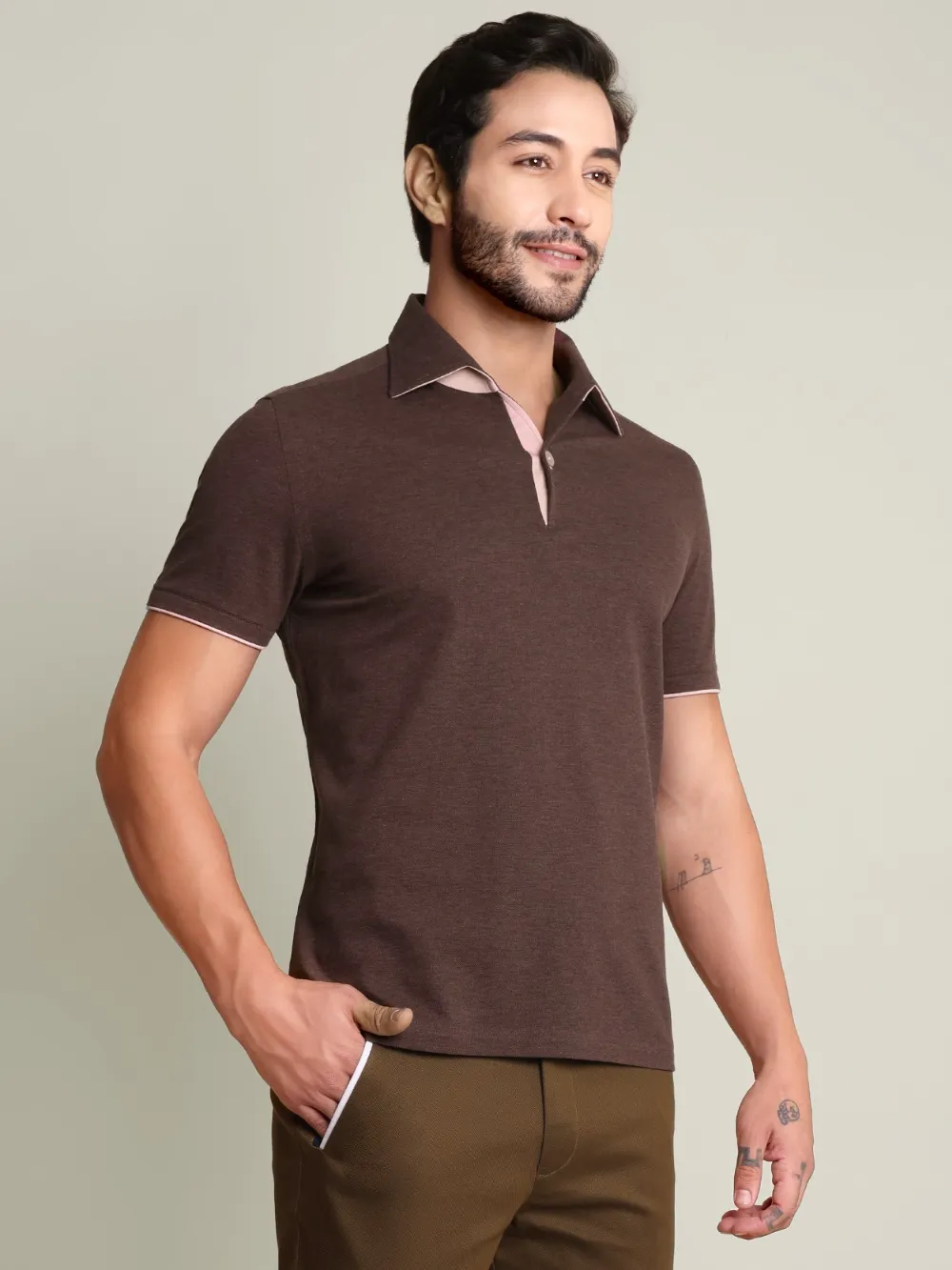 Ritz Exclusive: Chestoria One-Piece Collar Smart Polo Shirt