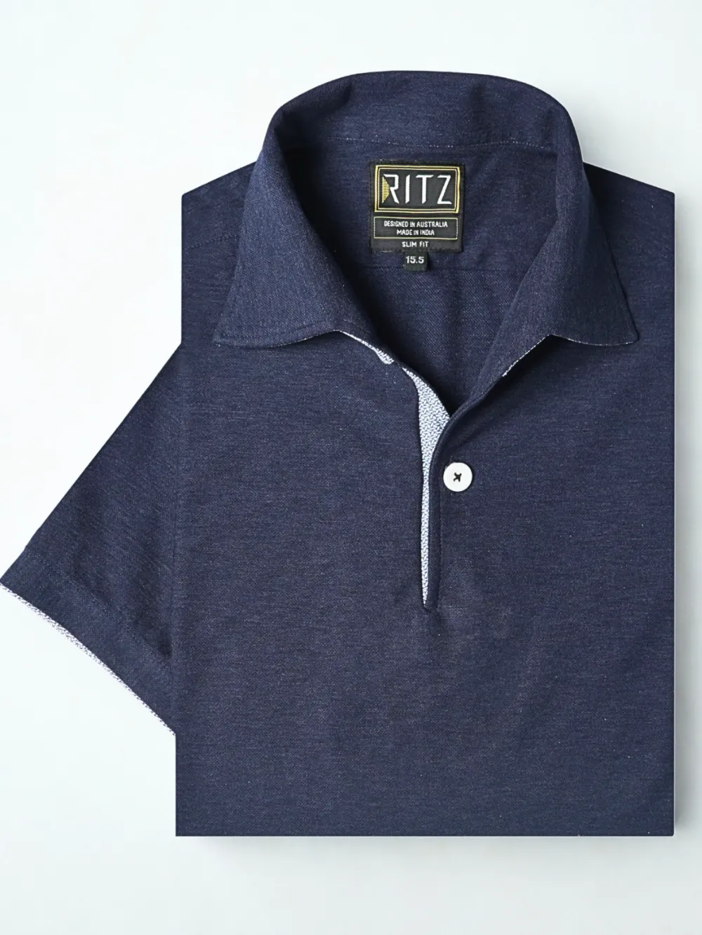 Ritz Exclusive: Night Sky One-Piece Collar Smart Polo Shirt